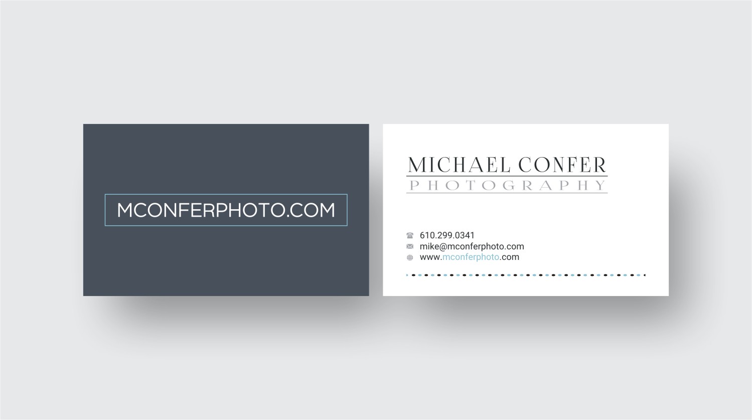 Business Card Design by INDIAN_Ashok for Michael Confer Photography | Design #17432660