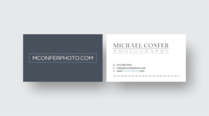 Business Card Design by INDIAN_Ashok for Michael Confer Photography | Design: #17432660