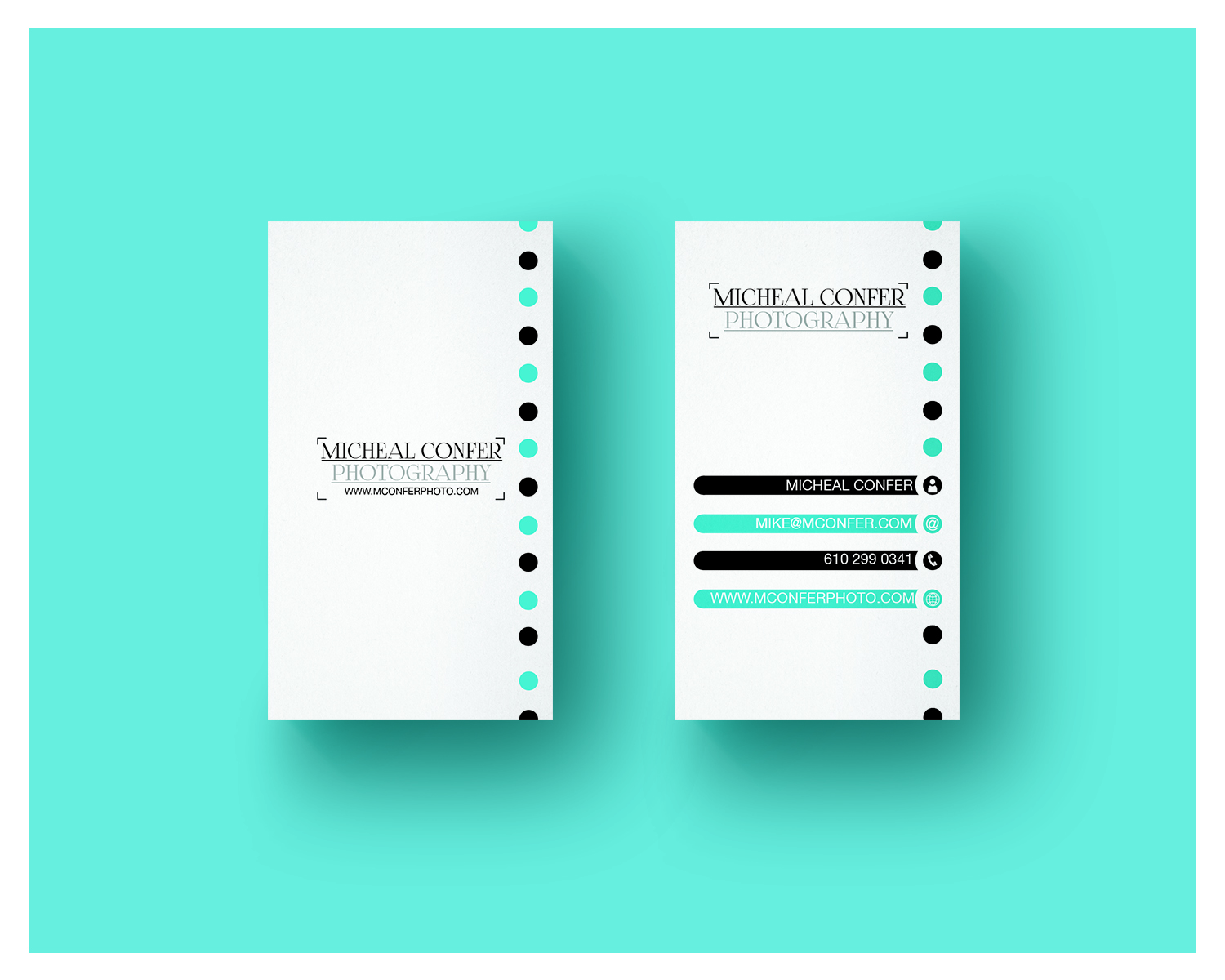 Business Card Design by LGD for Michael Confer Photography | Design #17415160