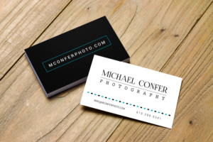Business Card Design by JK18 for Michael Confer Photography | Design #17419409
