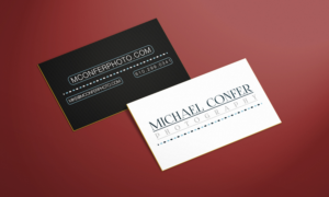 Business Card Design by Madhusudan for Michael Confer Photography | Design: #17426973