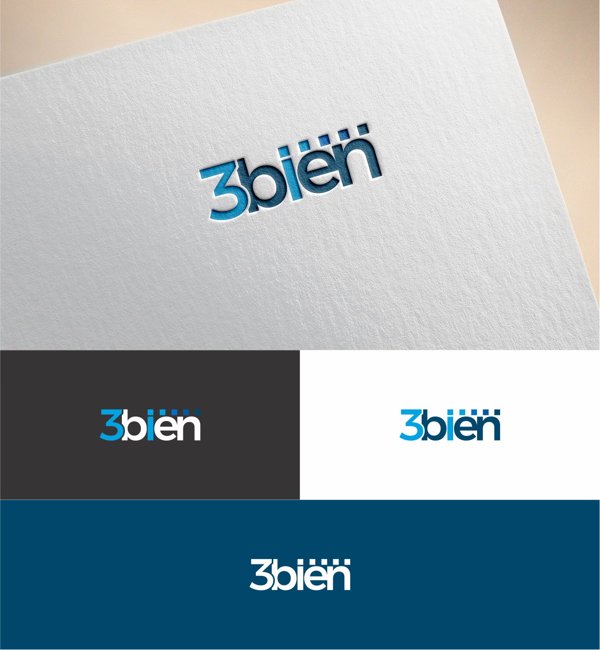 Diseño de Logo por MKR para 3bien | Diseño #17402577