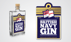 Design of Labels for British Navy Gin bottle | Verpackungs-Design von stealth_ferret