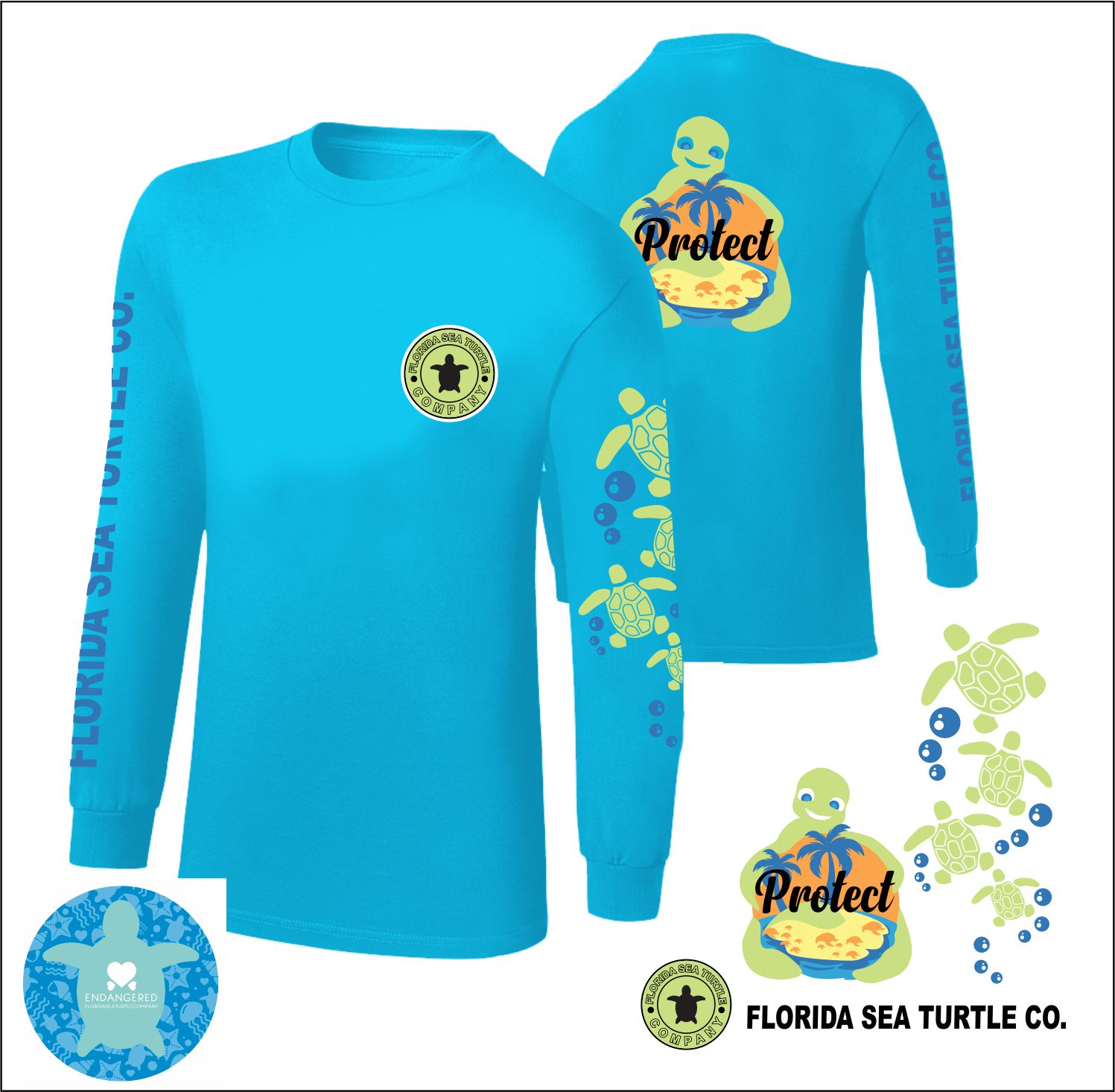 T-shirt Design by deevillacarlos for Florida Sea Turtle Company | Design #17451472