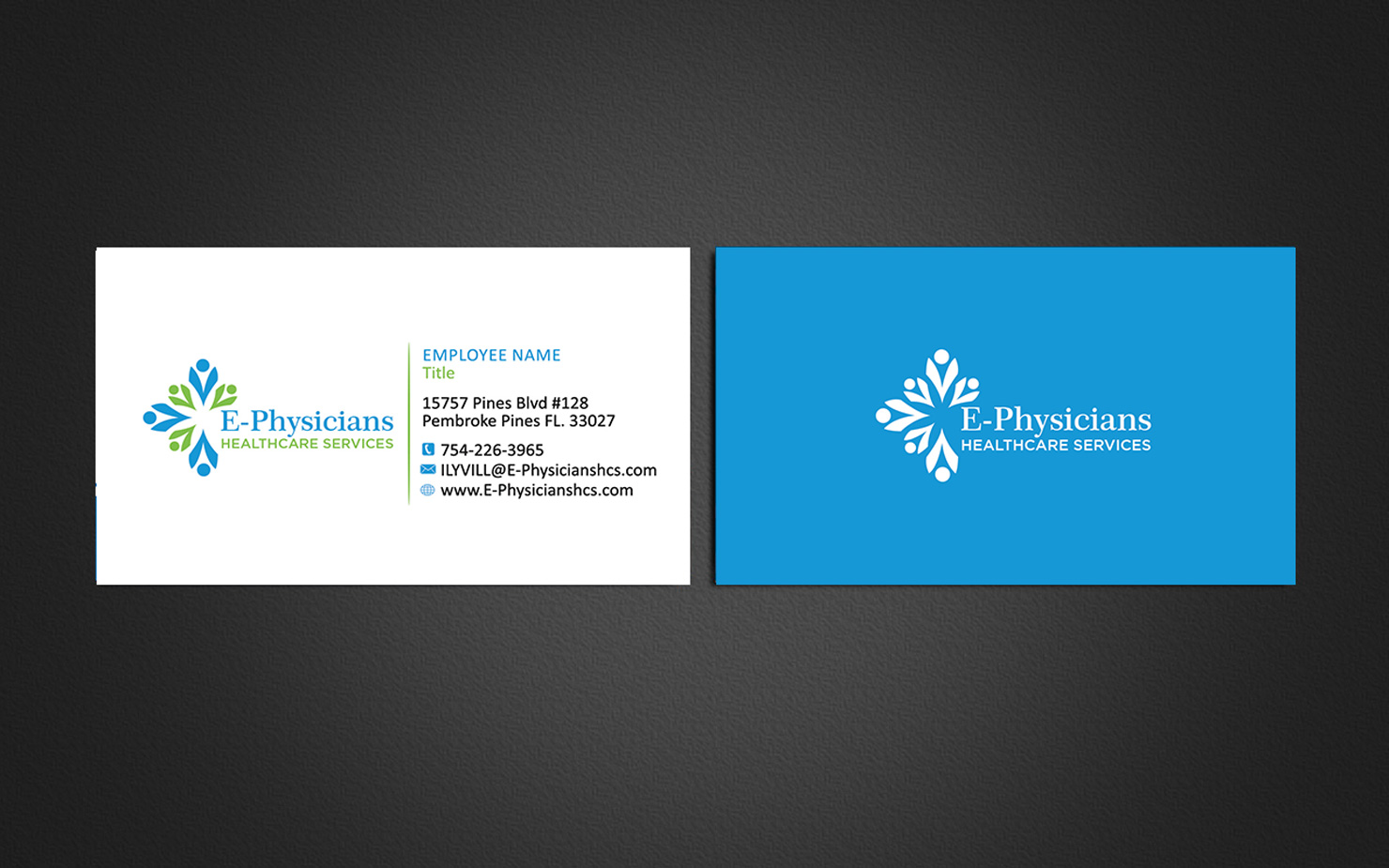 Design de Carte de Visite par Designs 2019 pour E-Physicians Healthcare Services  | Design #17398161
