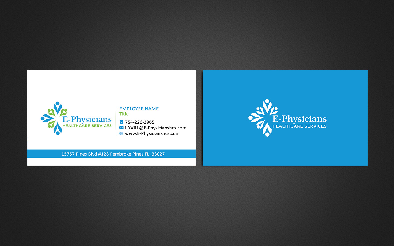 Business Card Design by Designs 2019 for E-Physicians Healthcare Services  | Design #17398162