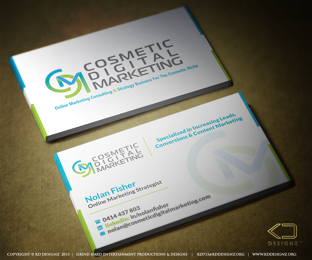 Business Card Design by KD Designz for this project | Design #2788385