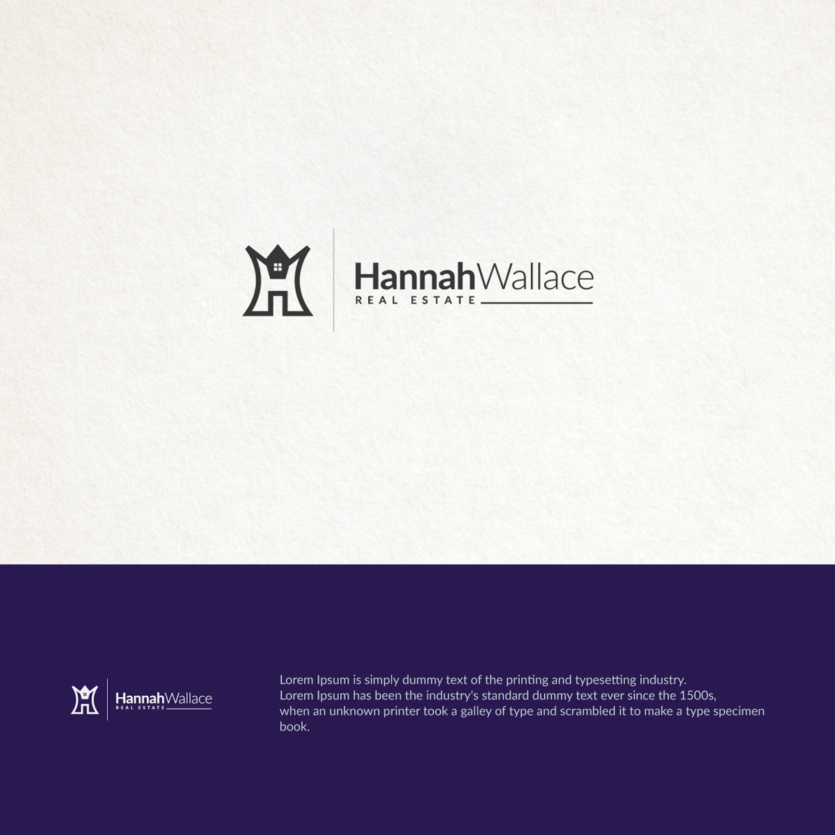 Logo Design by ideaz2050 for HANNAH WALLACE REAL ESTATE | Design #17502677