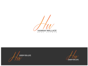Logo Design by amboge for HANNAH WALLACE REAL ESTATE | Design: #17505089