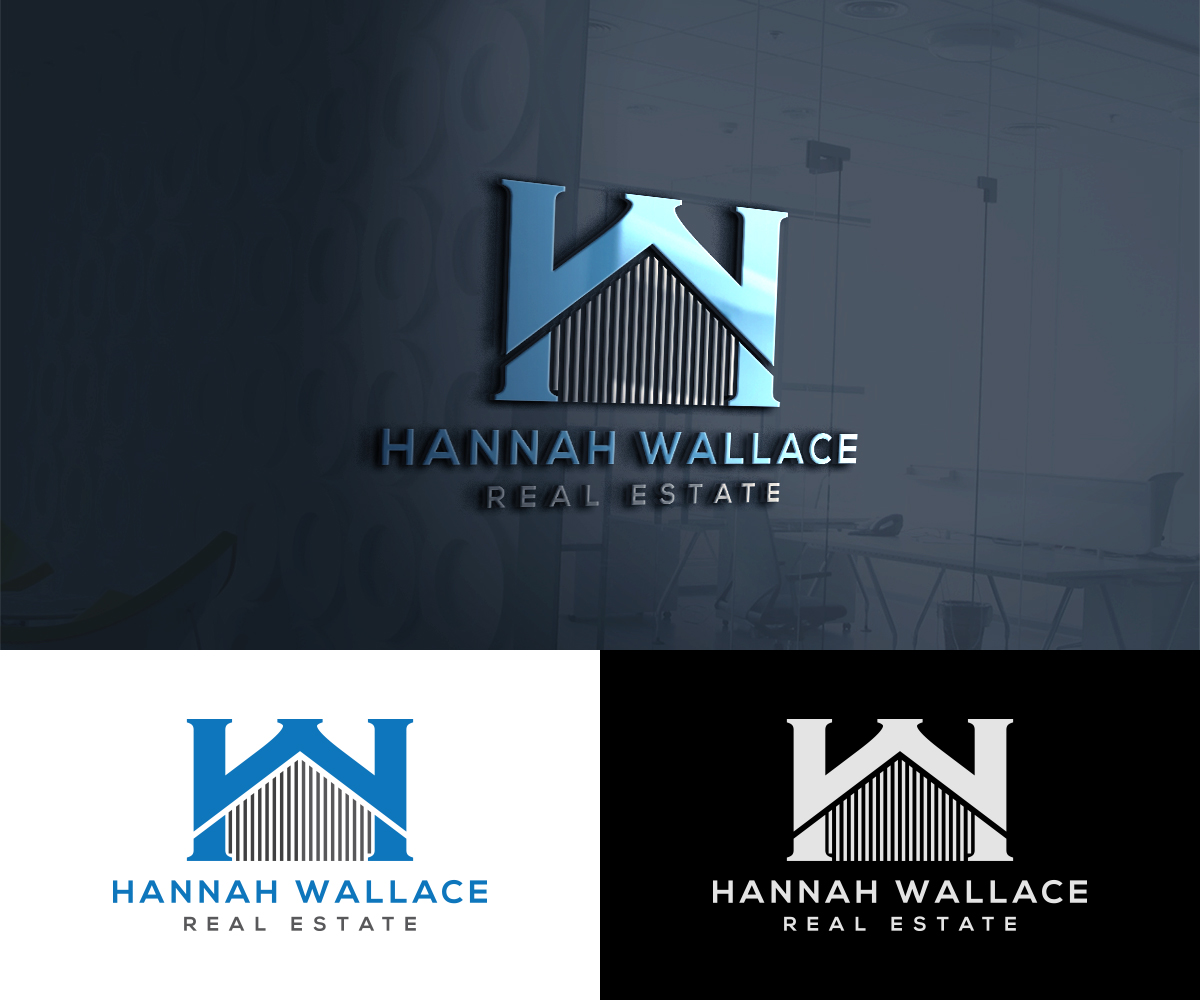 Logo Design by Aliza Creative for HANNAH WALLACE REAL ESTATE | Design #17503066