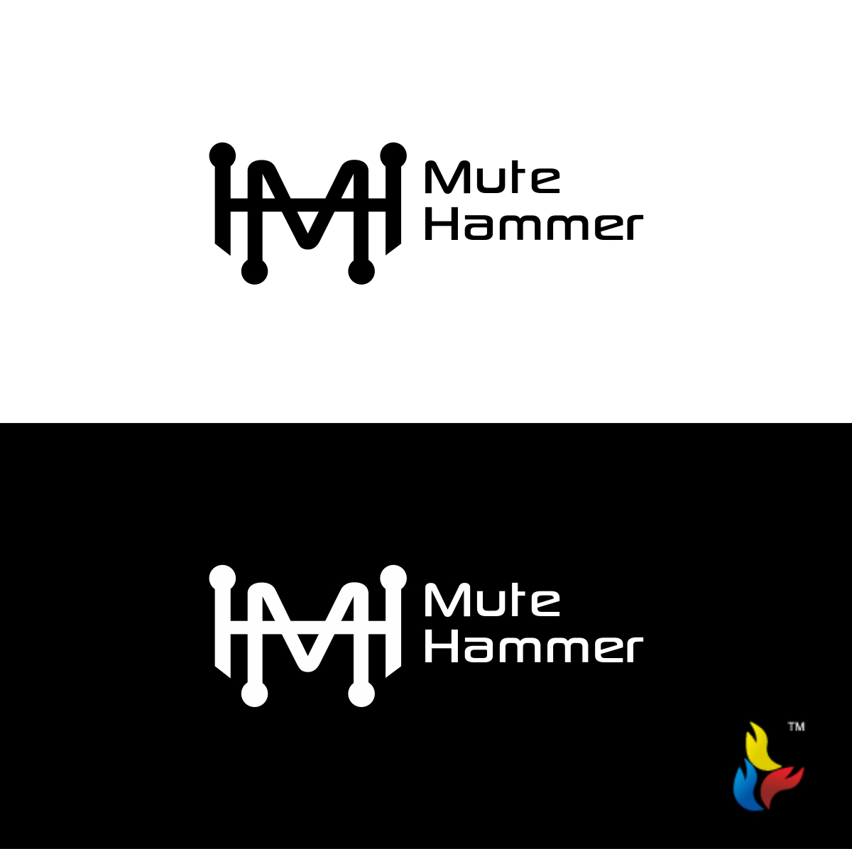 Logo Design by Kreative Fingers for Mute Hammer LLC | Design: #17442444