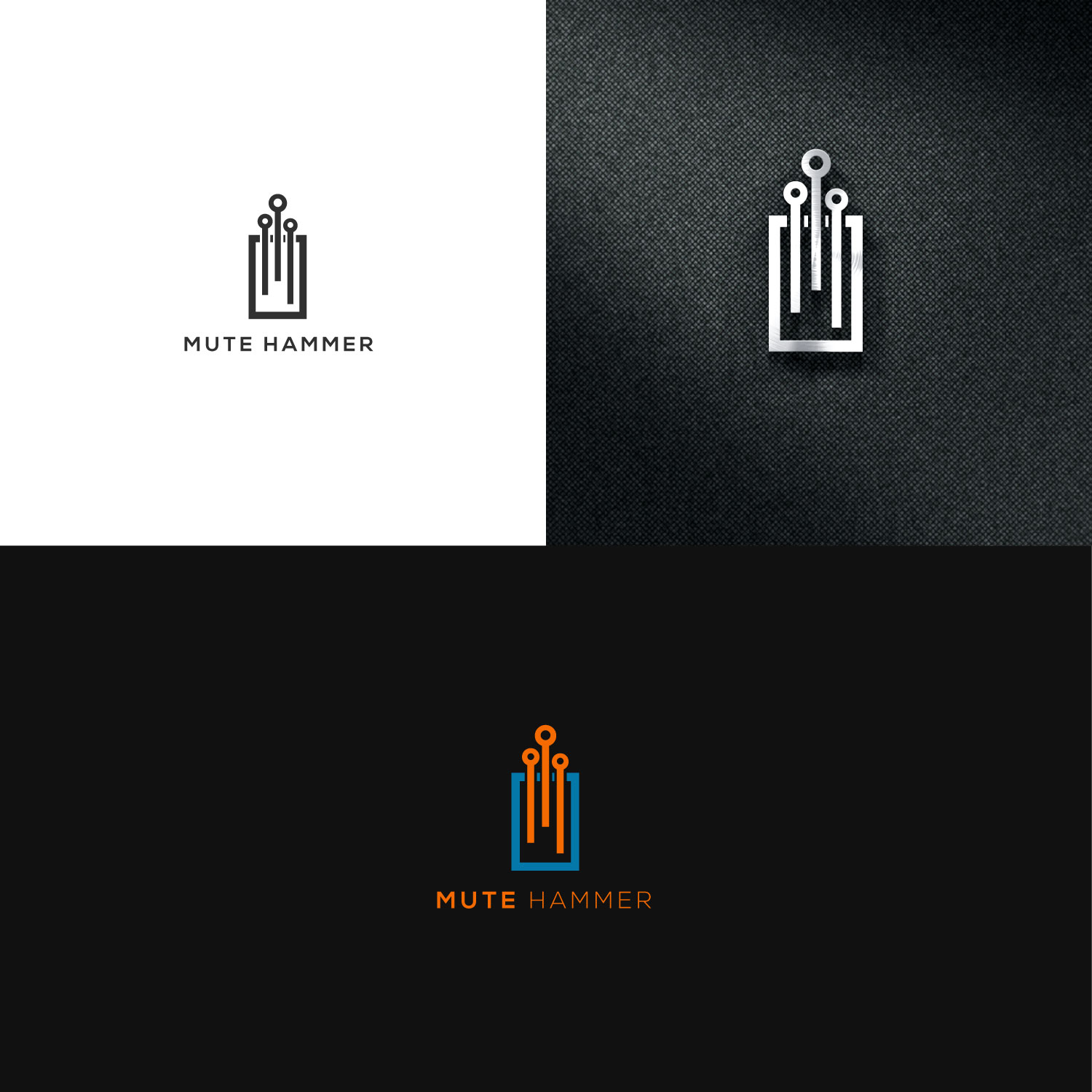 Logo Design by Farooq Zahid for Mute Hammer LLC | Design #17404694