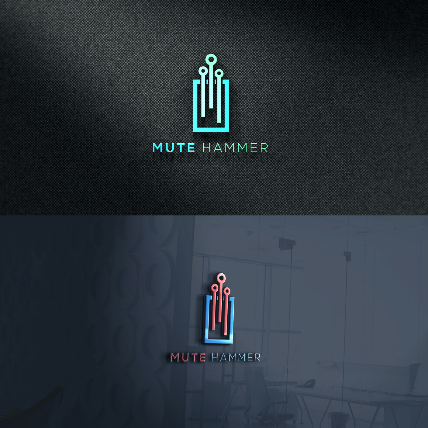 Logo Design by Farooq Zahid for Mute Hammer LLC | Design #17452472