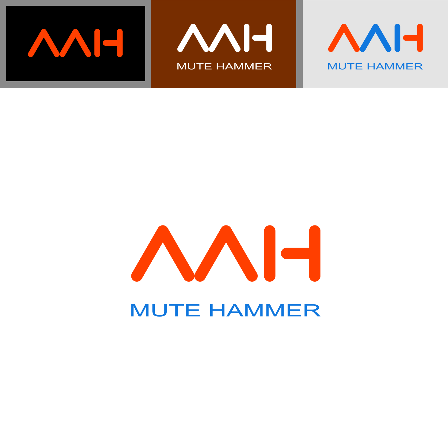 Logo Design by CHdesigner for Mute Hammer LLC | Design #17444880