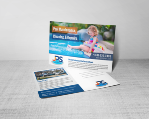 Design de Carte Postale par Alexandar pour JPS POOL SERVICE | Design : #17440406
