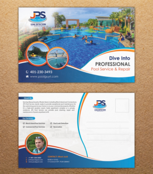 Design de Carte Postale par debdesign pour JPS POOL SERVICE | Design : #17468359