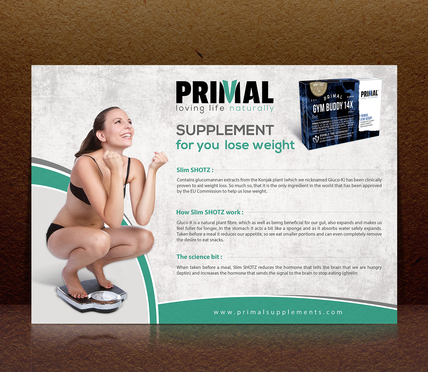 Diseño de Flyer por debdesign para Primal Cure | Diseño #17443425