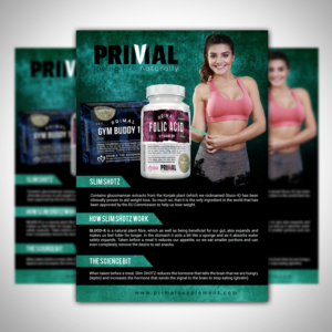 We are launching a new supplement that helps you lose weight. | Flyer Design by Deepak_9_Malhotra