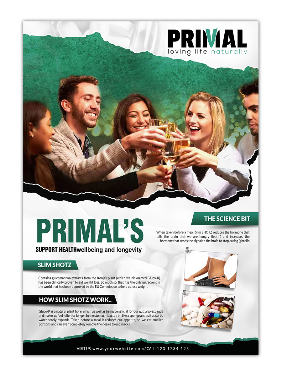 Flyer Design by n214008 for Primal Cure | Design #17431391
