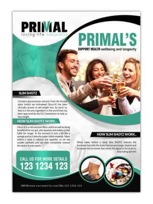 We are launching a new supplement that helps you lose weight. | Flyer Design by n214008