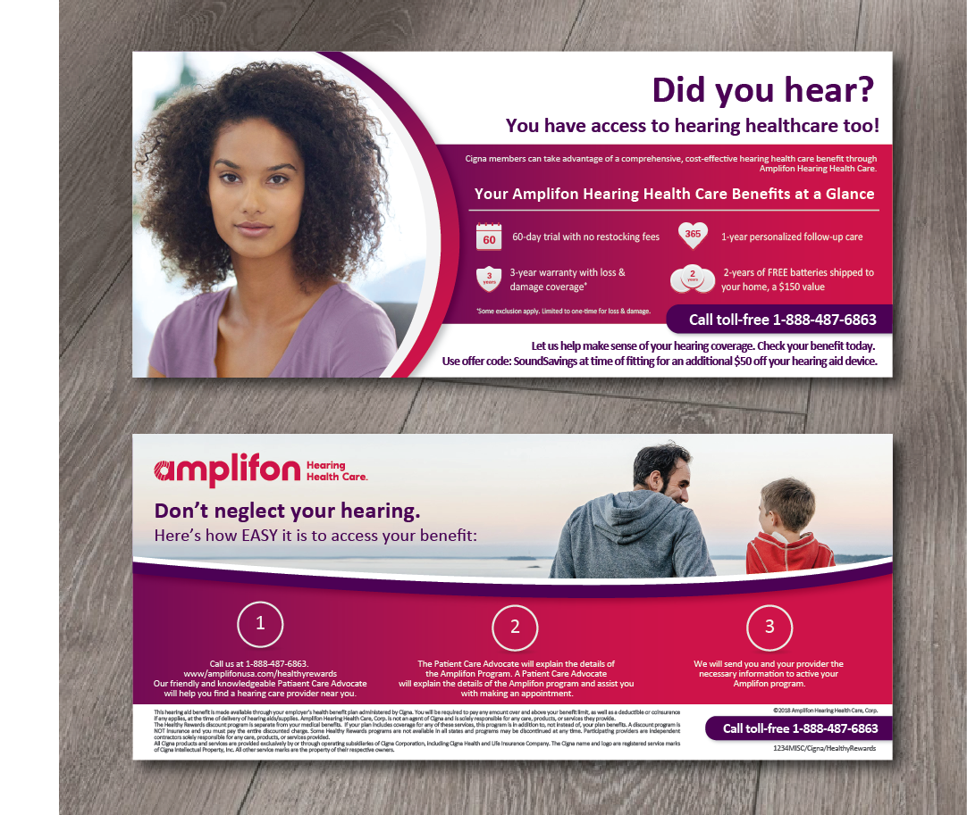 Flyer Design by alex989 for Amplifon Hearing Health Care | Design #17445298