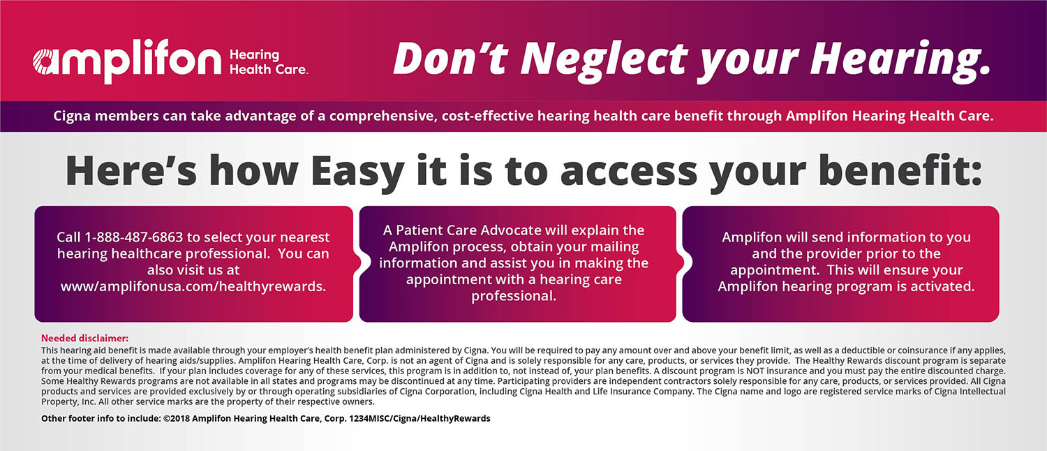 Elegant, Playful, Health Care Flyer Design for Amplifon Hearing Health