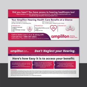 Flyer Design by Deziners Zone for Amplifon Hearing Health Care | Design: #17465914