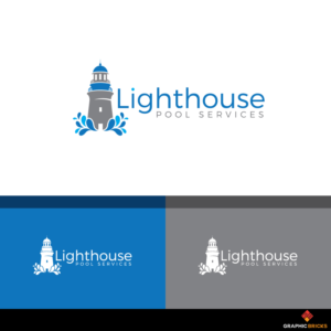 Lighthouse Pool Services | Logo Design by Graphic Bricks