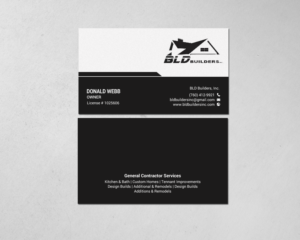 Business Card Design by chandrayaan.creative for BLD Builders, Inc. | Design: #17397439