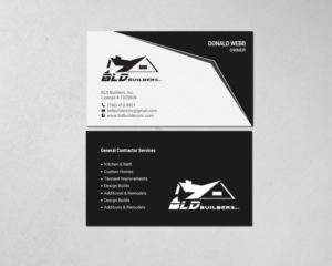 Business Card Design by chandrayaan.creative for BLD Builders, Inc. | Design: #17397440