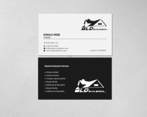 Business Card Design by chandrayaan.creative for BLD Builders, Inc. | Design: #17397442