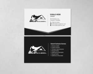 Business Card Design by chandrayaan.creative for BLD Builders, Inc. | Design: #17397507