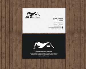 Business Card Design by chandrayaan.creative for BLD Builders, Inc. | Design: #17397508