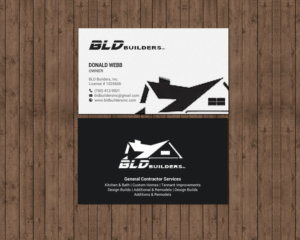 Business Card Design by chandrayaan.creative for BLD Builders, Inc. | Design: #17398067