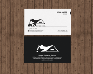 Business Card Design by chandrayaan.creative for BLD Builders, Inc. | Design: #17398068
