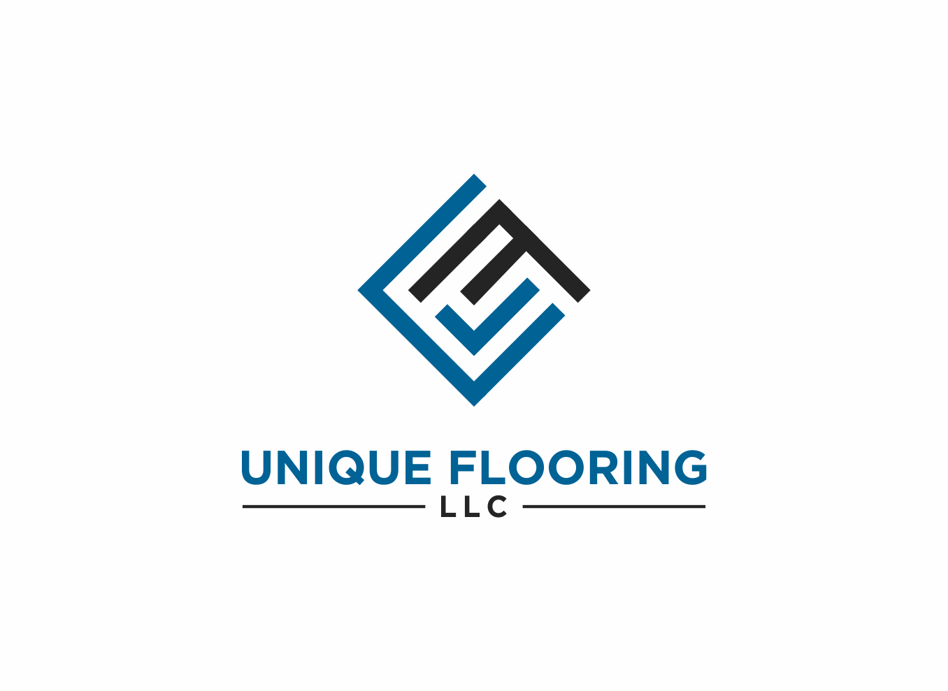 Flooring Logo Design for UNIQUE FLOORING LLC by NAUBIDZ Design 17445218
