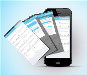 Messaging Mobile App Mockup | App-Design von eMango