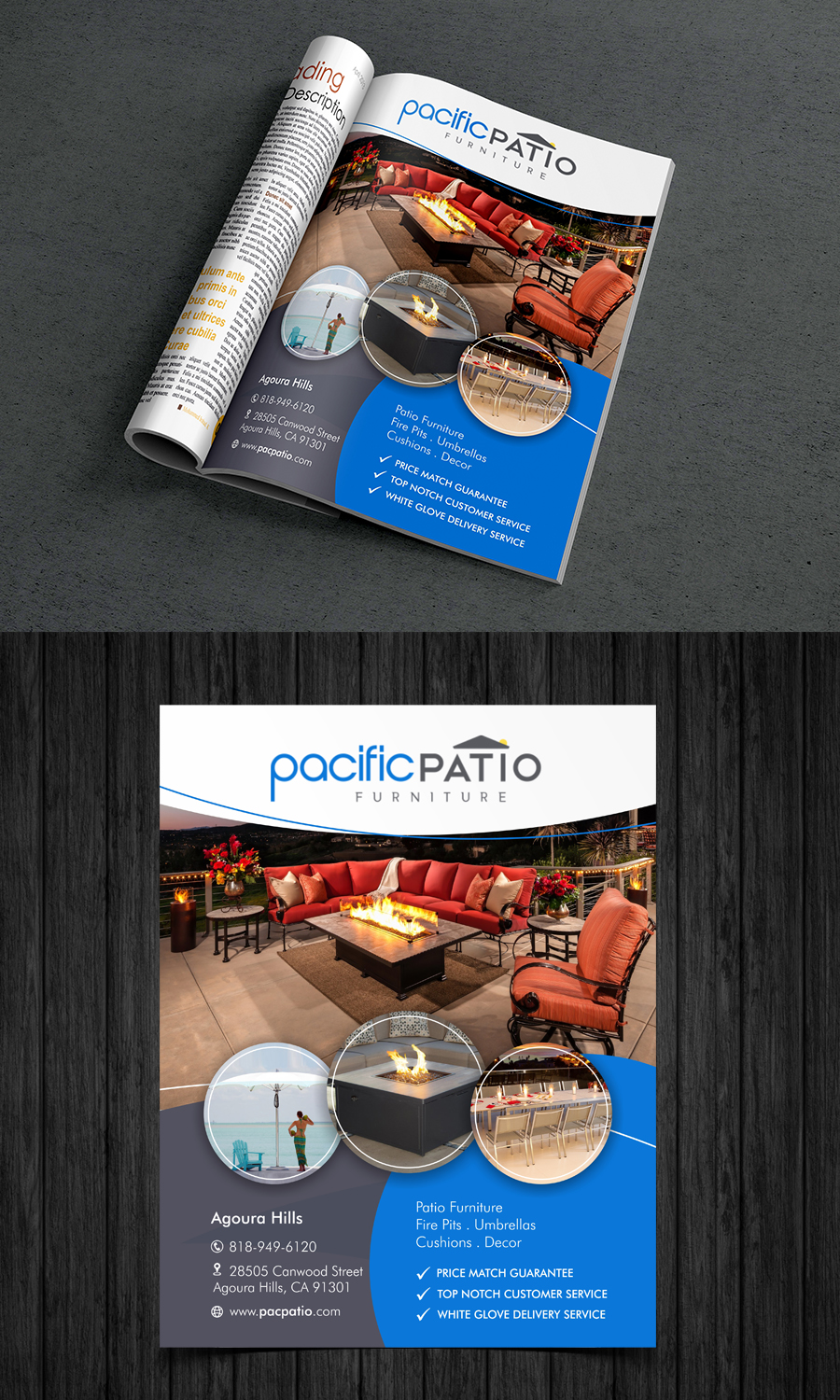 Pacific Patio Furniture 28505 Canwood St Agoura Hills Ca 91301 Graphic Design For Pacific Patio Furniture By