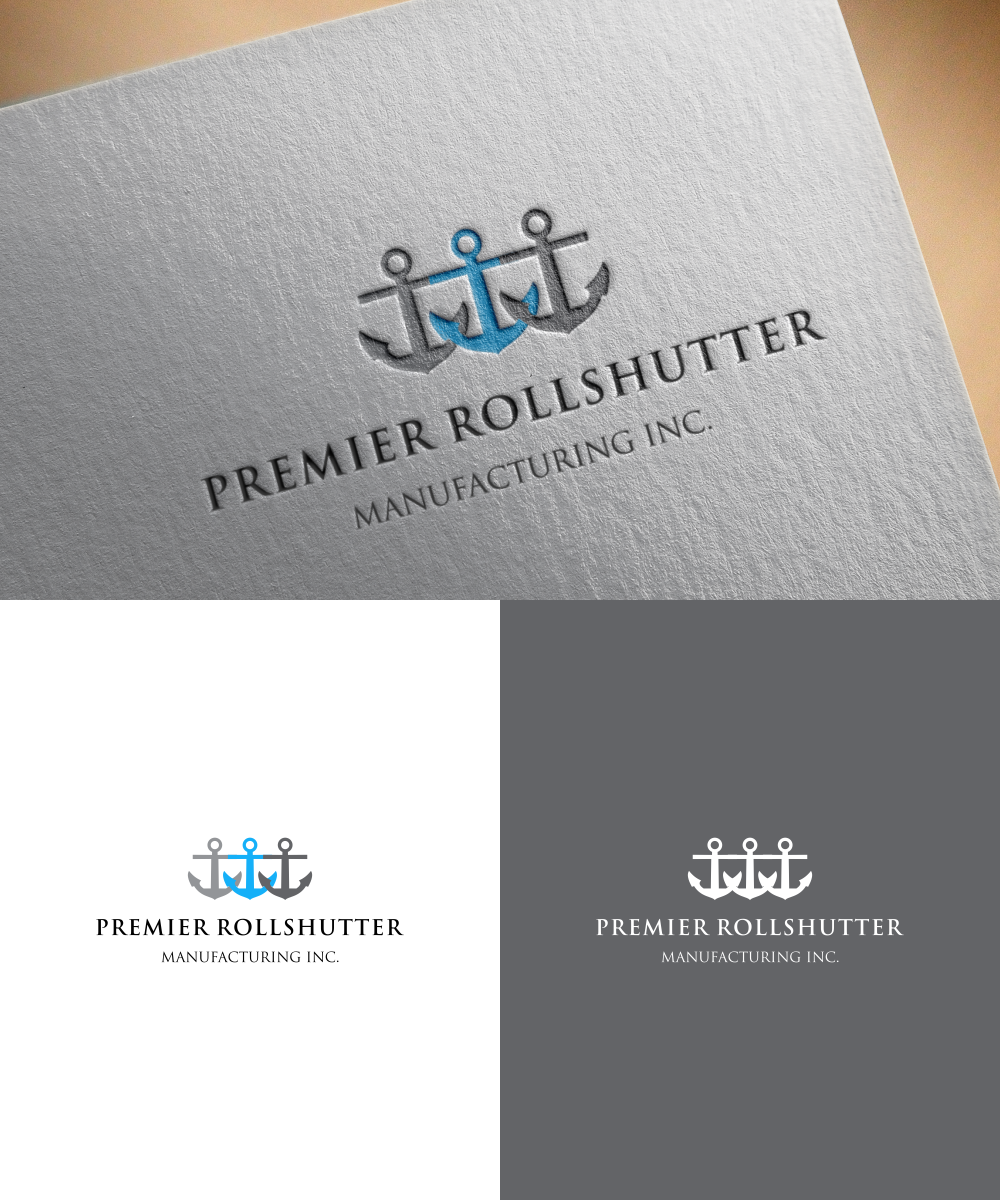Logo Design by SimpleBlade for Premier Rollshutter Manufacturing Inc. | Design #17411828