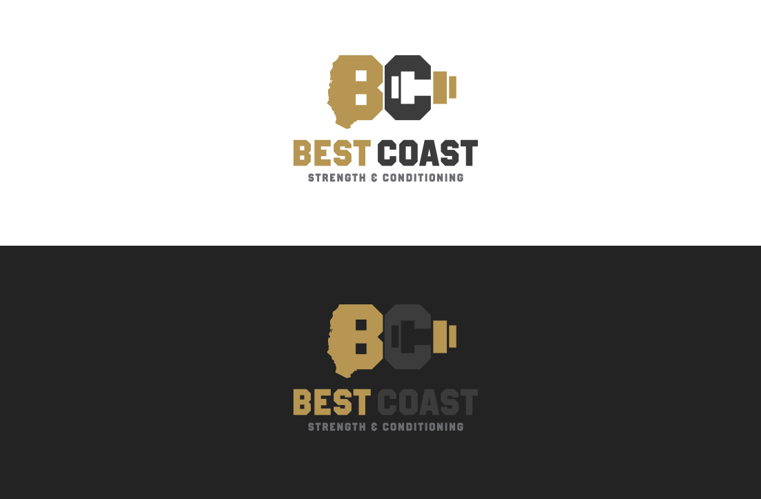 Logo-Design von GLDesigns für Best Coast Strength & Conditioning | Design #17414225
