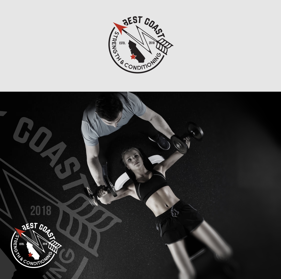 Logo-Design von ESAY für Best Coast Strength & Conditioning | Design #17457507