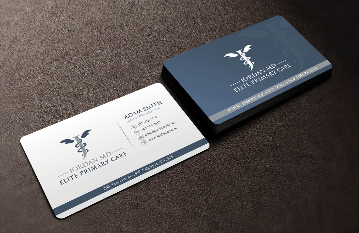 Business Card Design by Sandaruwan for Jordan Elite Primary Care | Design #17403779