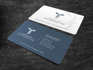 Jordan MD Elite Primary Care Business Card | Visitenkarten-Design von Sandaruwan