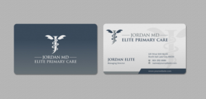 Business Card Design by INDIAN_Ashok for Jordan Elite Primary Care | Design: #17398045