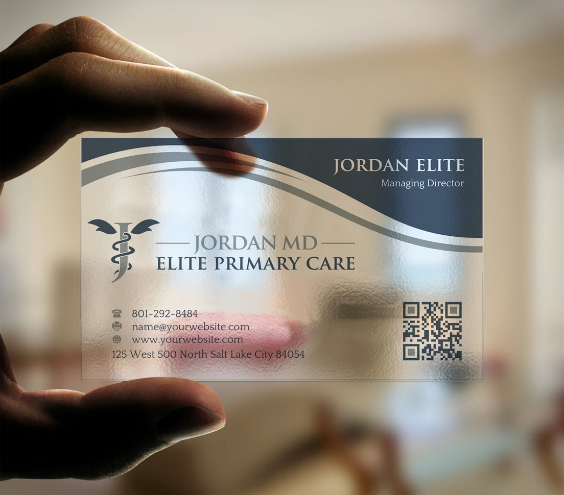 Business Card Design by INDIAN_Ashok for Jordan Elite Primary Care | Design #17398048