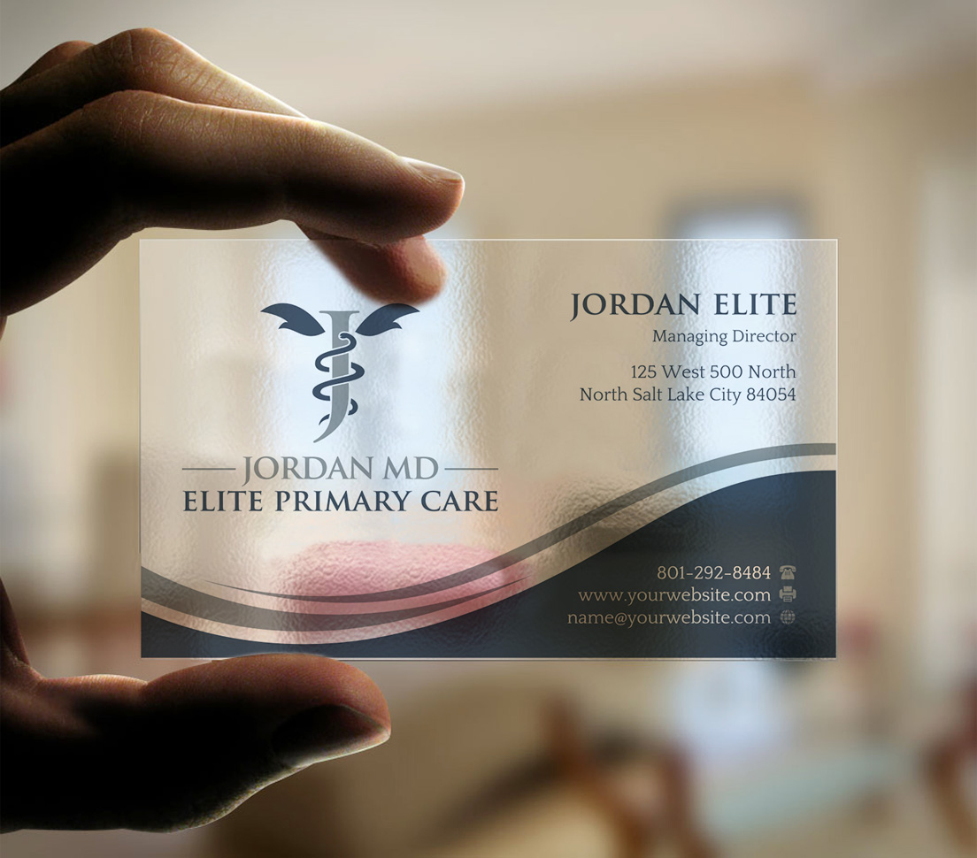 Diseño de Tarjeta de Presentación por INDIAN_Ashok para Jordan Elite Primary Care | Diseño #17398049