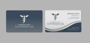 Business Card Design by INDIAN_Ashok for Jordan Elite Primary Care | Design: #17398050