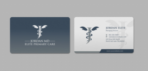 Business Card Design by INDIAN_Ashok for Jordan Elite Primary Care | Design: #17398053