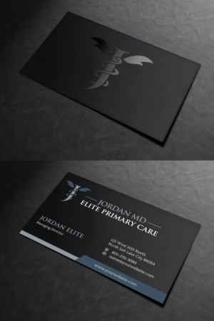 Business Card Design by INDIAN_Ashok for Jordan Elite Primary Care | Design: #17398055