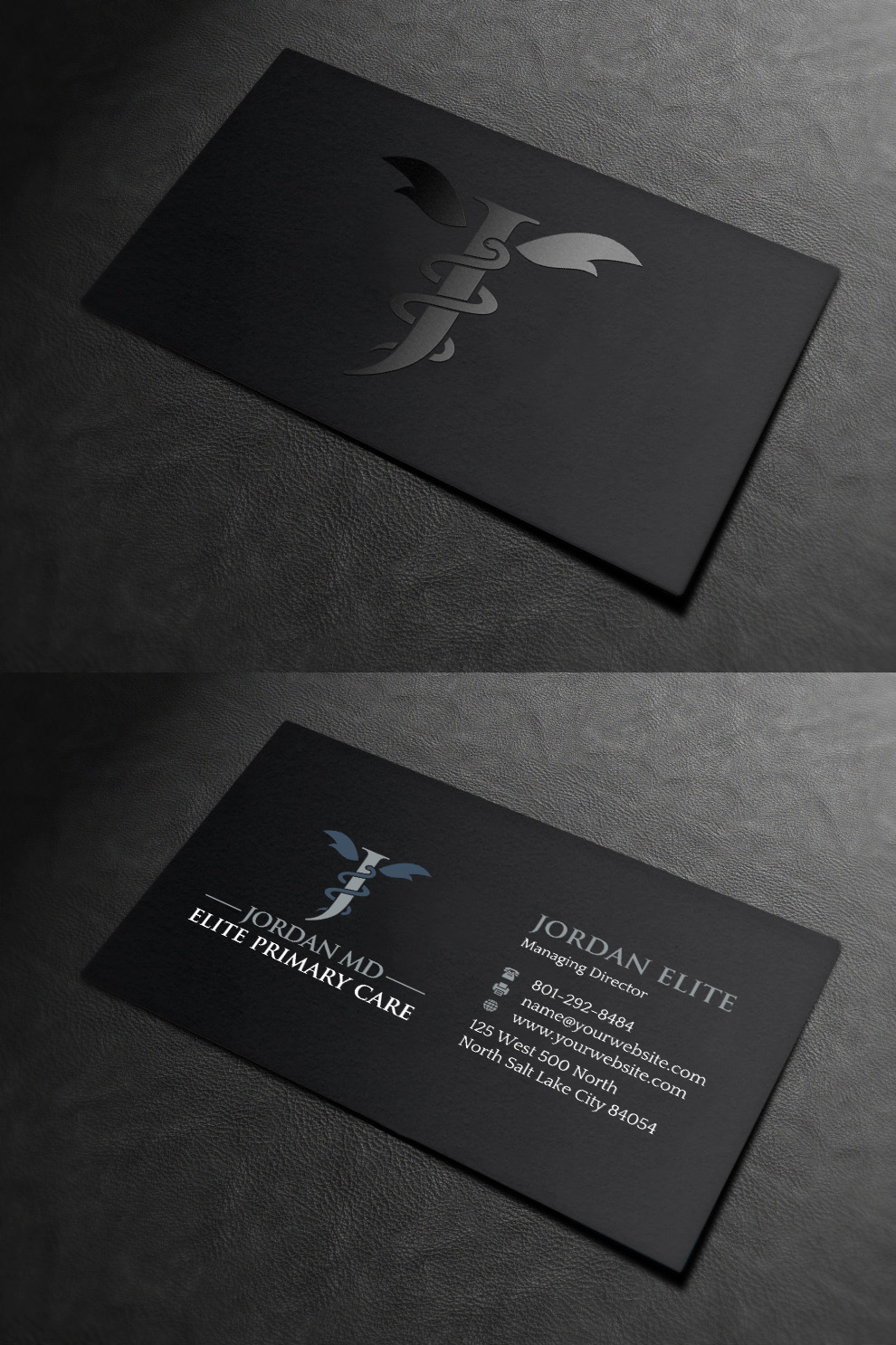 Business Card Design by INDIAN_Ashok for Jordan Elite Primary Care | Design #17398056